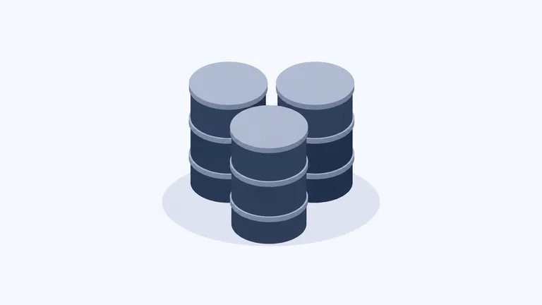 Crude oil, isometric illustration
