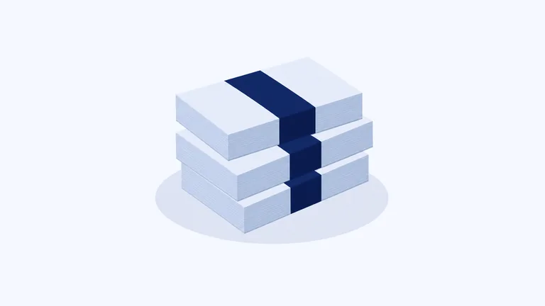 US Dollar Index, isometric illustration