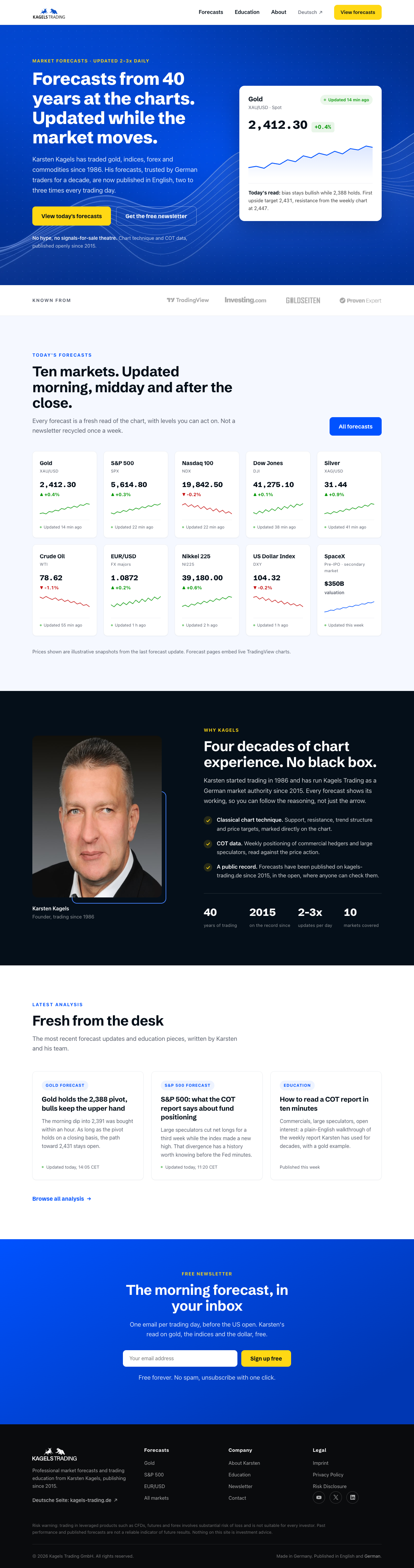 V1 concept, the German site brand executed with a professional design pass